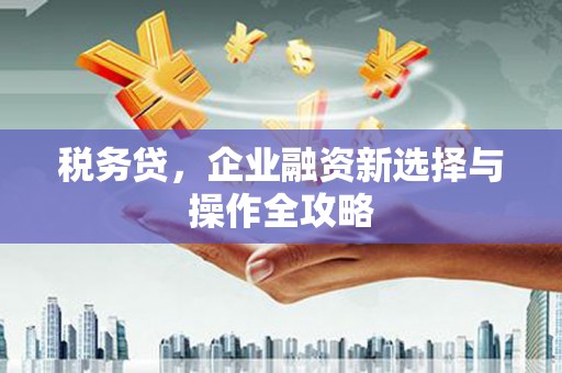 长葛税务贷，企业融资新选择与操作全攻略