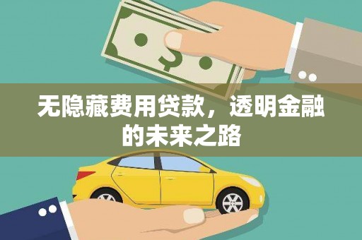峨边无隐藏费用贷款，透明金融的未来之路