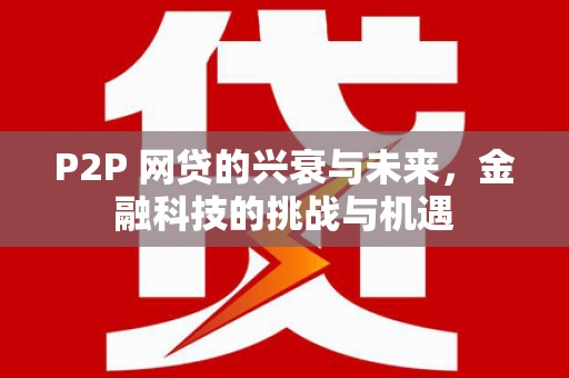 昆明P2P 网贷的兴衰与未来，金融科技的挑战与机遇