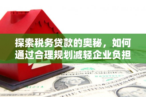 顺昌探索税务贷款的奥秘，如何通过合理规划减轻企业负担