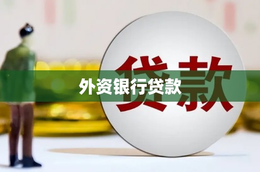 佛冈外资银行贷款