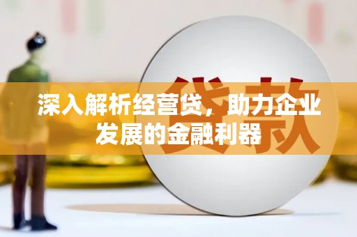 镇康深入解析经营贷，助力企业发展的金融利器