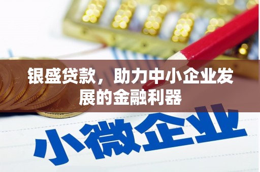 红寺堡银盛贷款，助力中小企业发展的金融利器