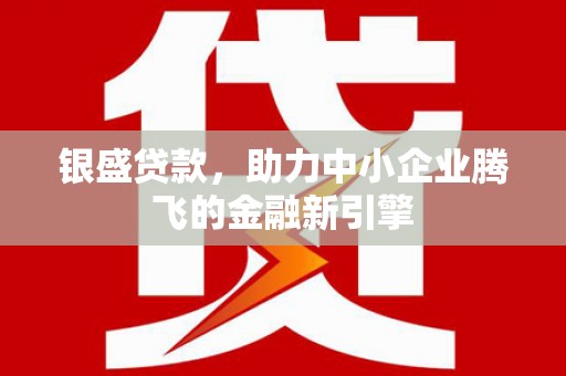 德宏银盛贷款，助力中小企业腾飞的金融新引擎