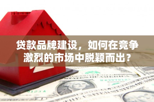 雾台贷款品牌建设，如何在竞争激烈的市场中脱颖而出？