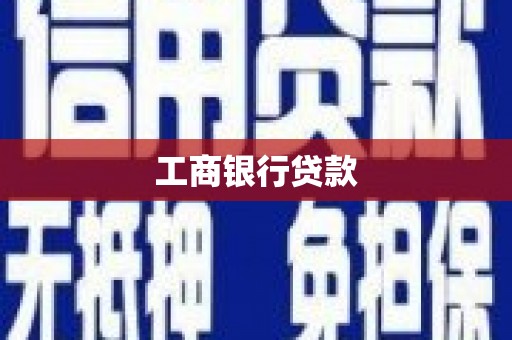 龙南工商银行贷款