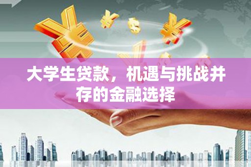 久治大学生贷款，机遇与挑战并存的金融选择