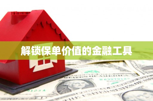 桑日解锁保单价值的金融工具